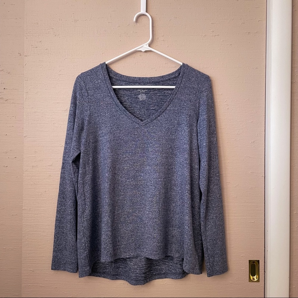 American Eagle soft & sexy plush blue long sleeve